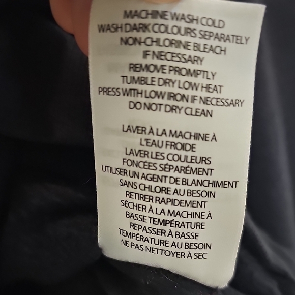 Kersh Black Crewneck Sweater with Ribbed Details Size S/P - Picture 6 of 6